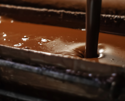 Flan de chocolate