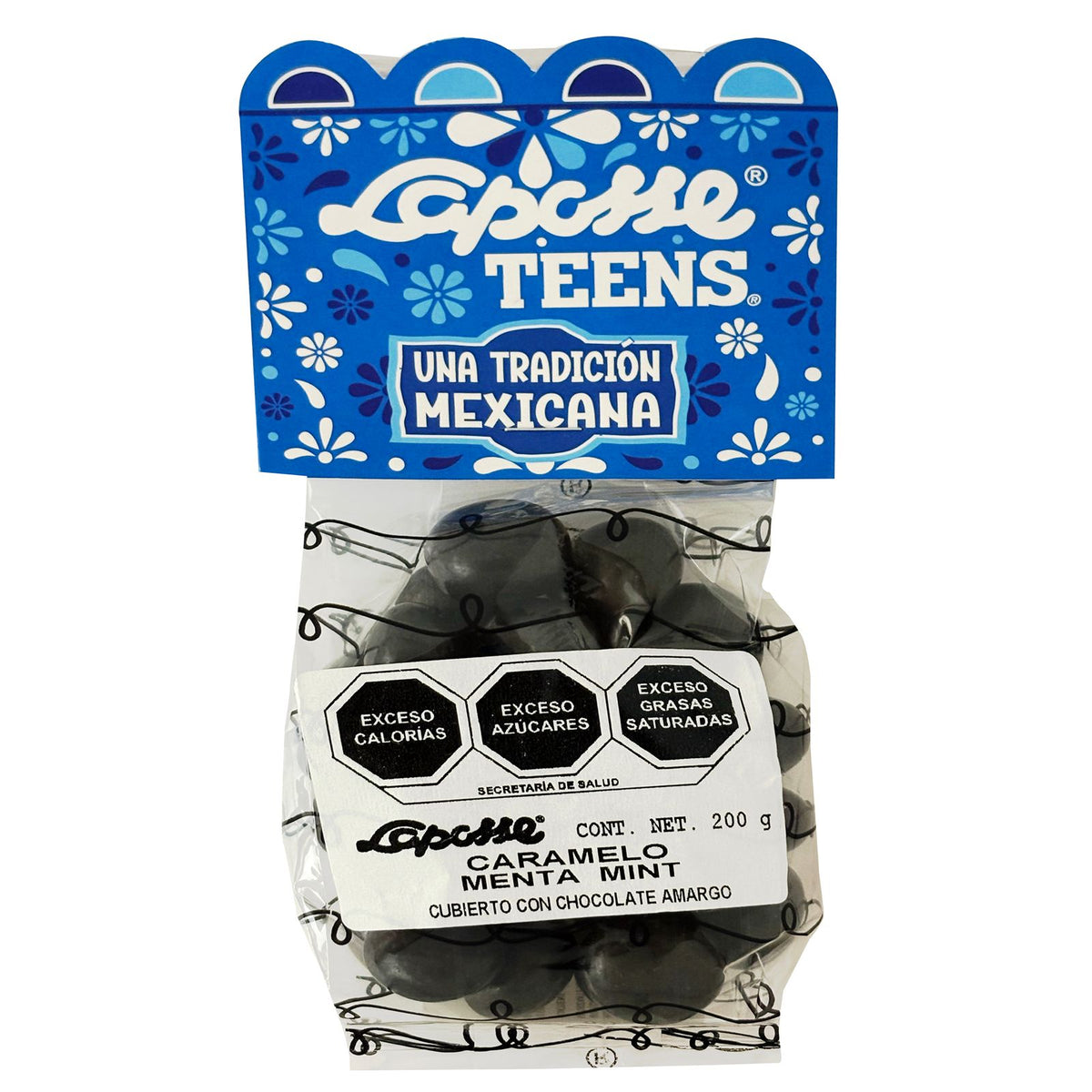 Menta Mint Cubierto Con Chocolate Amargo