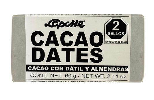 Cacao con Datil y Almendras
