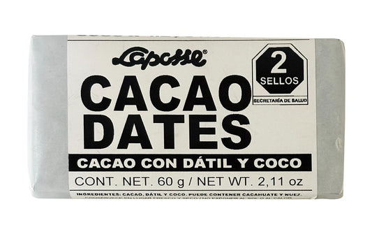 Cacao con Datil y Coco