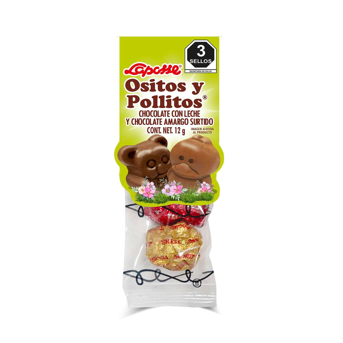 Ositos Y Pollitos Surtidos Chocolate Con Leche Y Chocolate Amargo